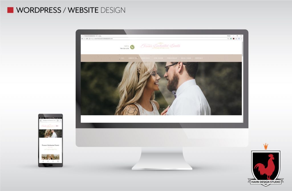 Website Design & Template Modification | Forever Enchanted Events