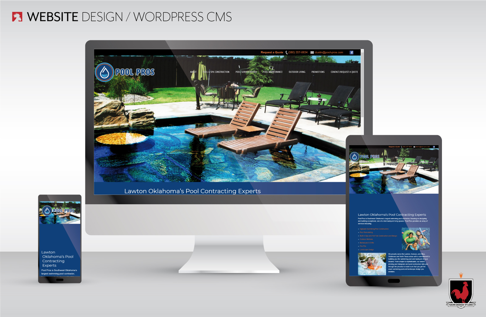 Website Refresh | Pool Pros | Hahn Design Studio, San Marcos, California